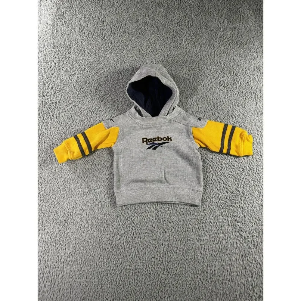Vintage Reebok Hoodie Boys 18‎ Months Long Sleeve Pullover